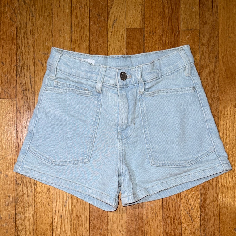 Zara Girls Light Blue Jean Shorts